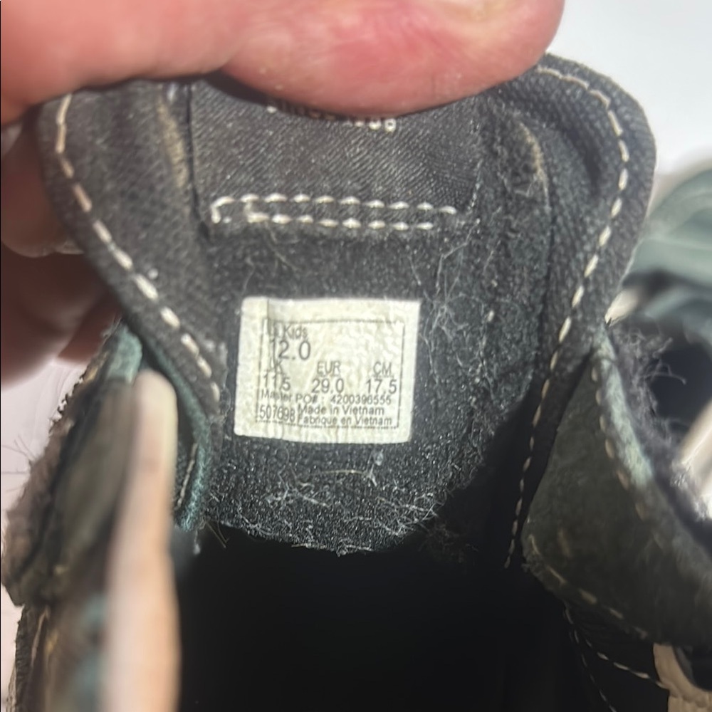 Vans Black High-Top Sneakers with Velcro Straps - Picture 4 of 4